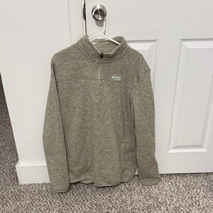 Eddie Bauer Men's Tan Quarter-Zip Jacket